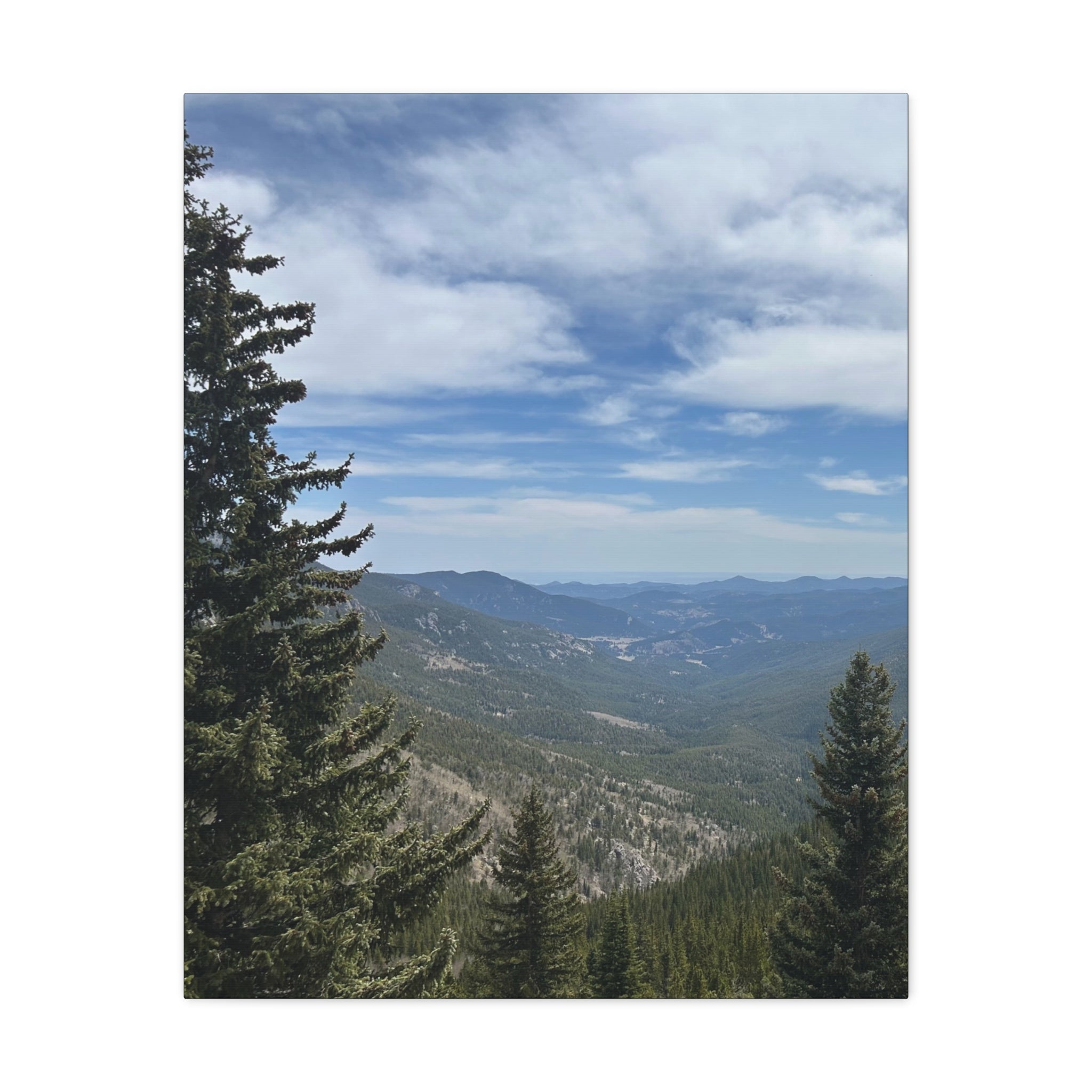 Mountain Valley Matte Canvas Wall Art — Stretched 1.25"