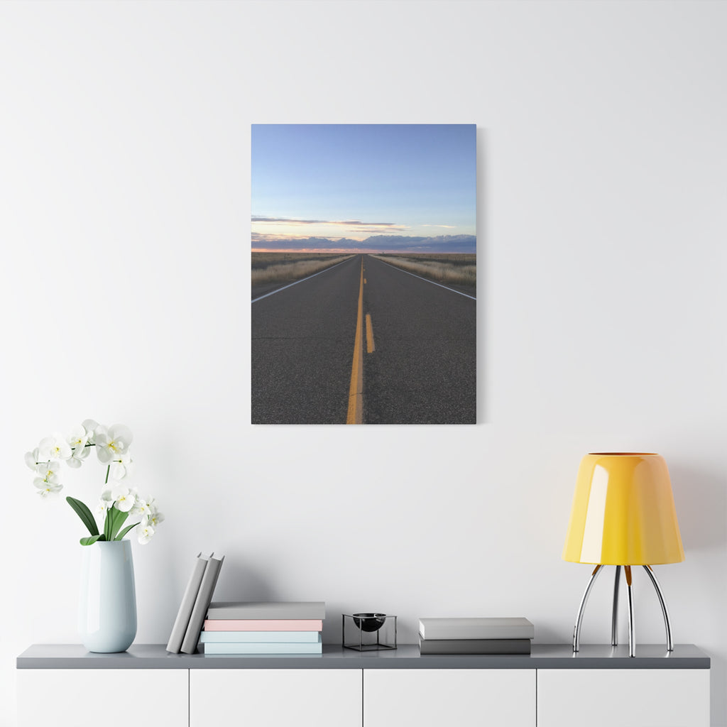 Open Road Canvas Print — Matte Stretched Wall Art (1.25")