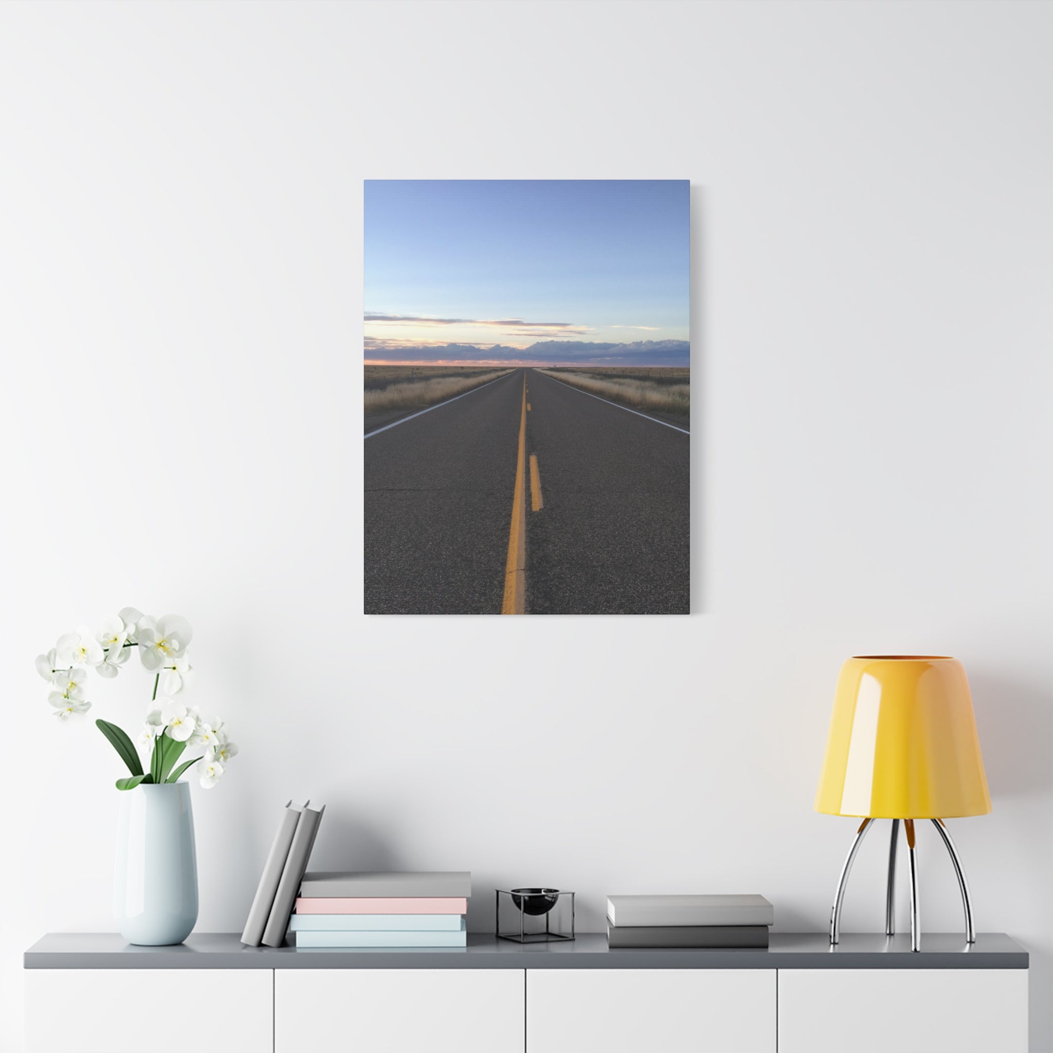 Open Road Canvas Print — Matte Stretched Wall Art (1.25")
