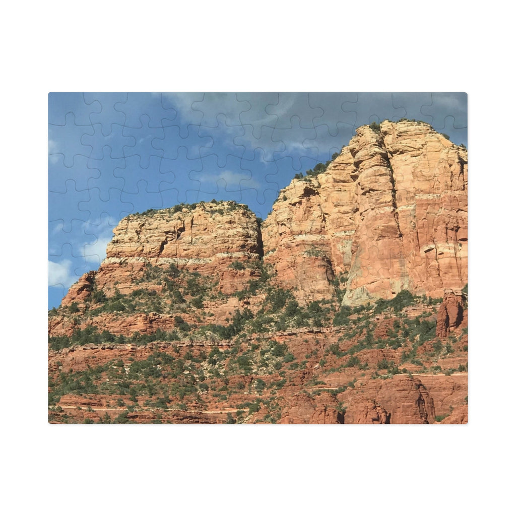 Red Rock Canyon Landscape Jigsaw Puzzle with Tin – Scenic Puzzle Gift