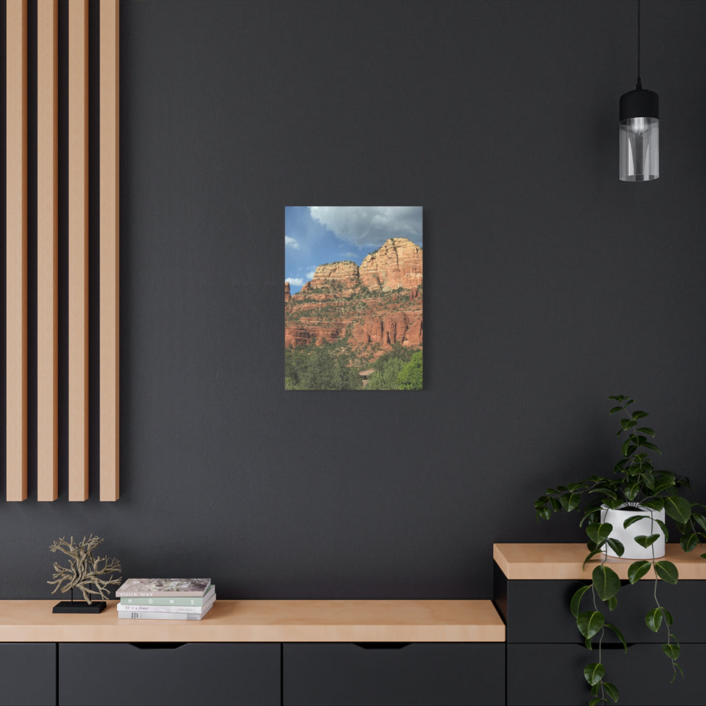 Sedona Red Rock Canvas Wall Art - Matte Stretched Landscape Print