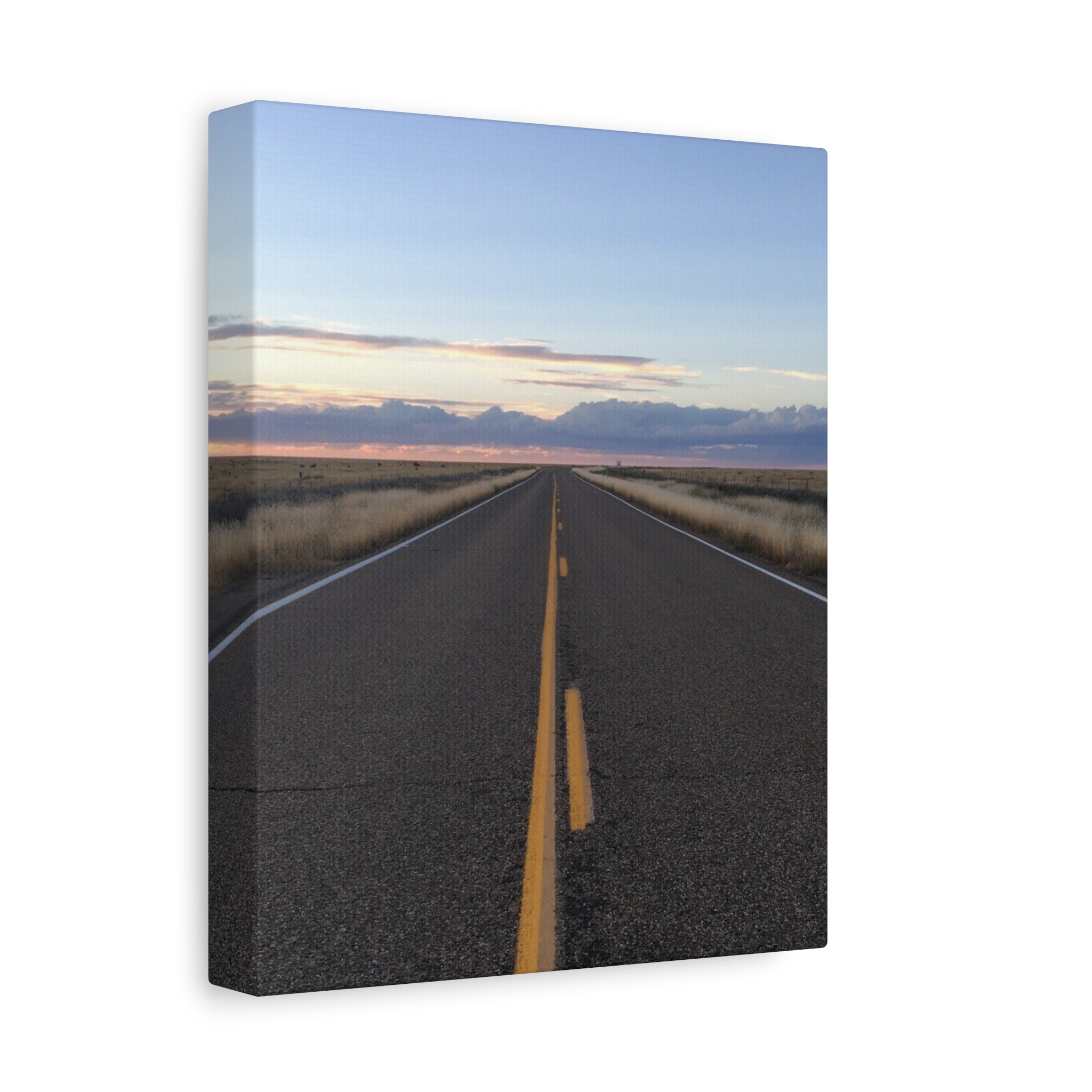 Open Road Canvas Print — Matte Stretched Wall Art (1.25")