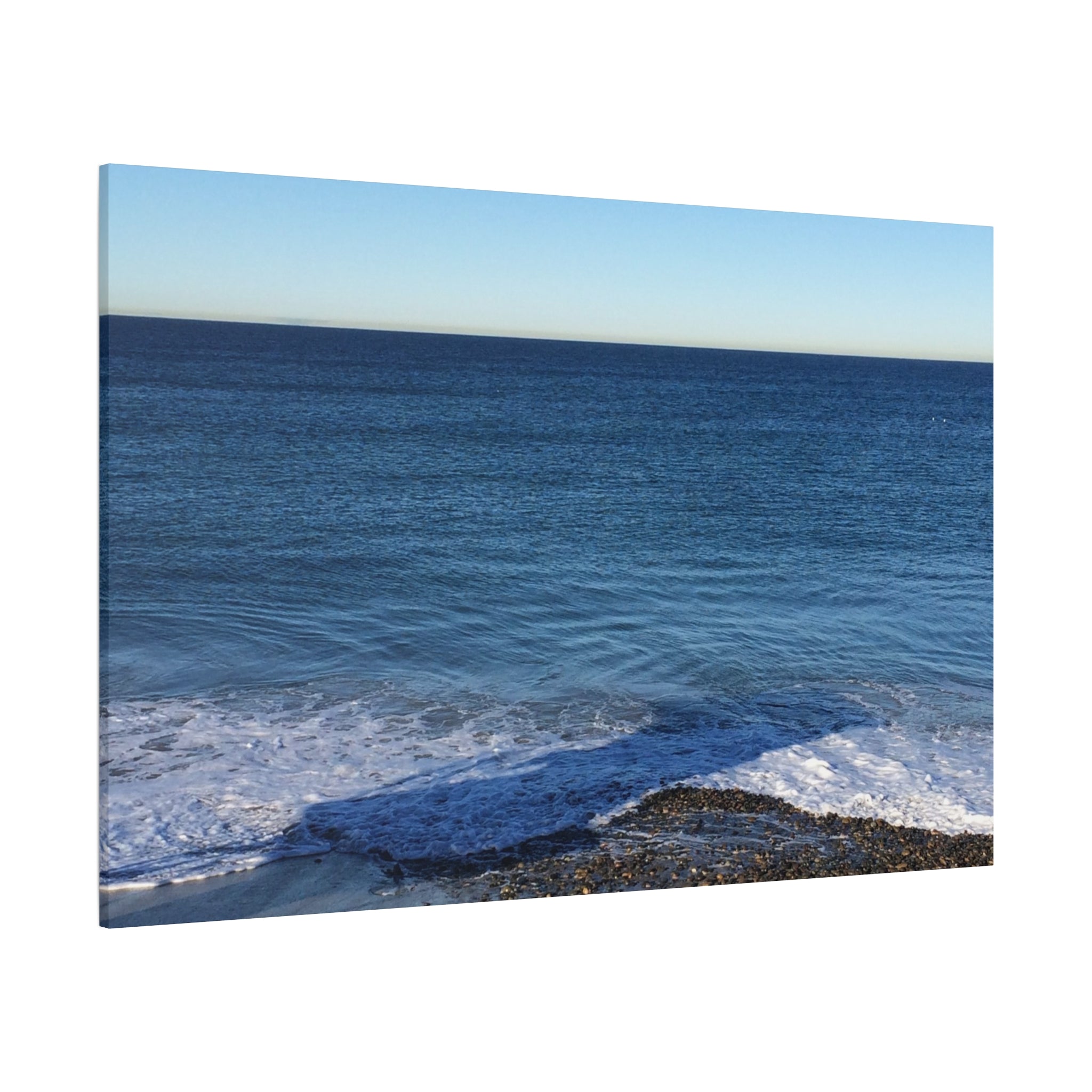 Ocean Horizon Matte Canvas Print — Serene Seascape Wall Art