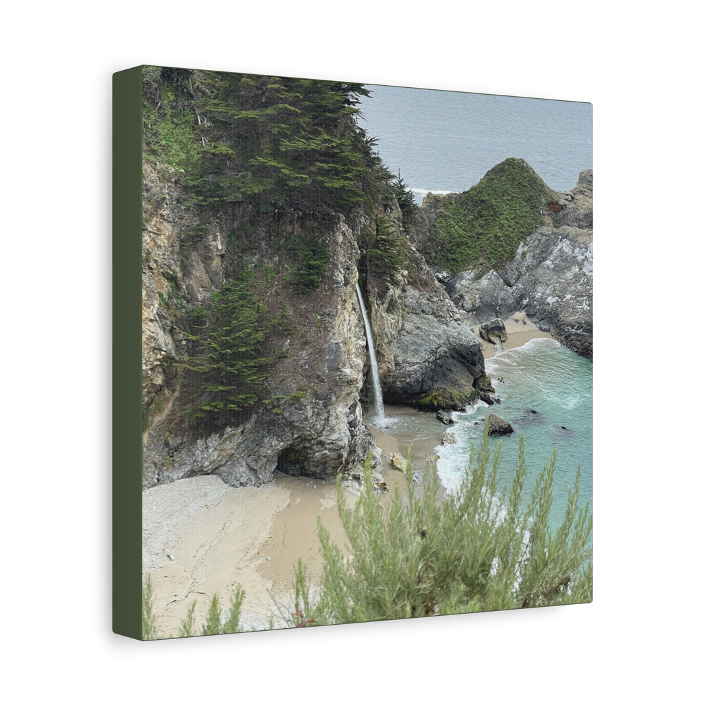 McWay Falls Coastal Canvas Print — Matte Stretched 1.25"