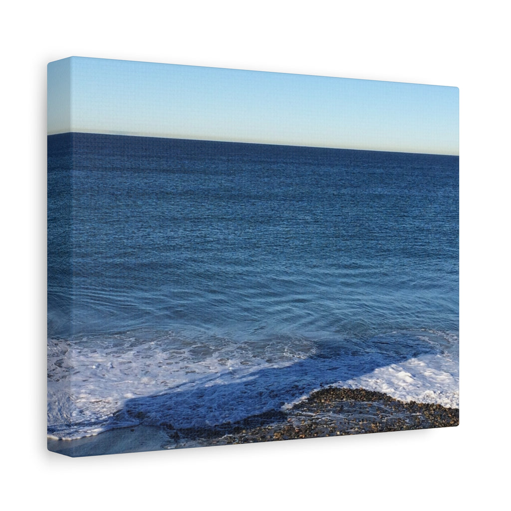 Ocean Horizon Matte Canvas Print — Serene Seascape Wall Art