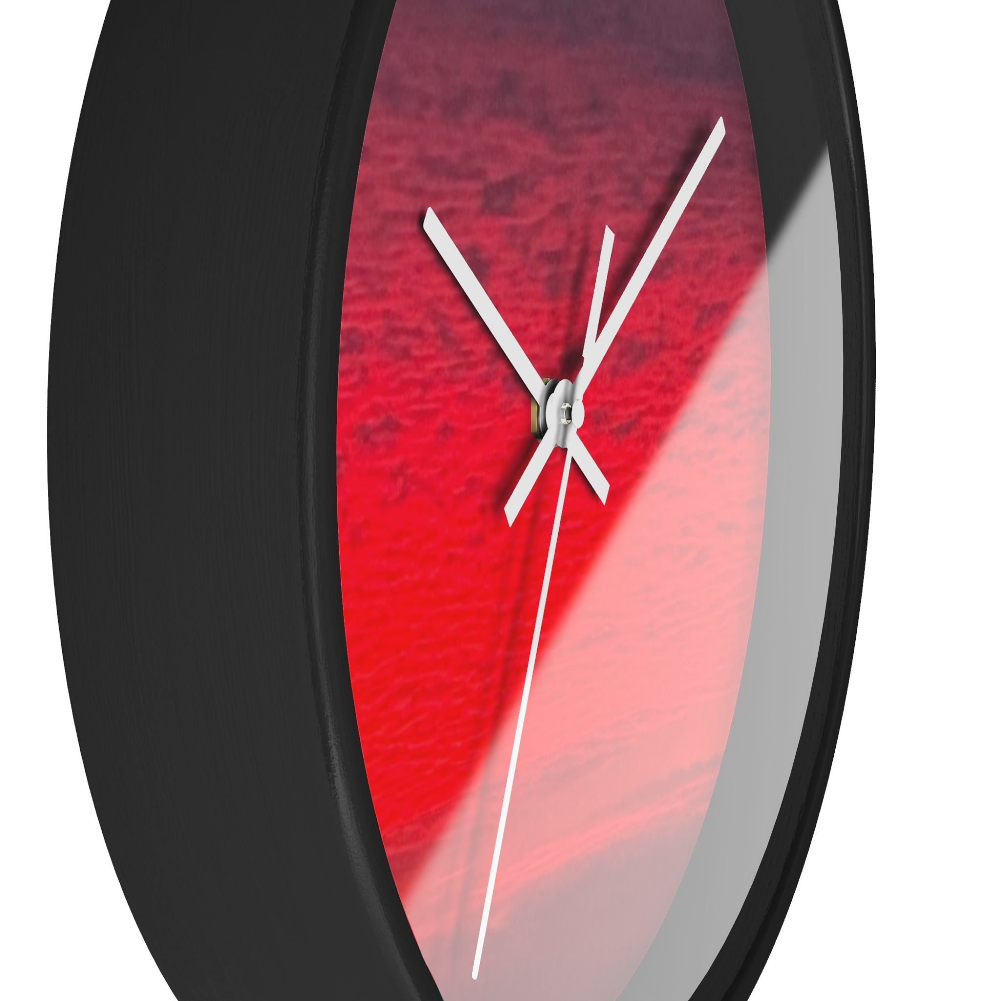 Vibrant Sunset Wall Clock — Modern Gradient Sunset Decor