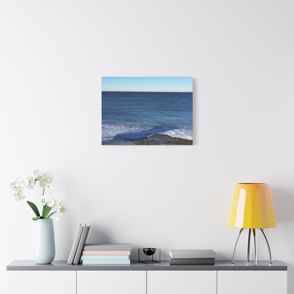 Ocean Horizon Matte Canvas Print — Serene Seascape Wall Art