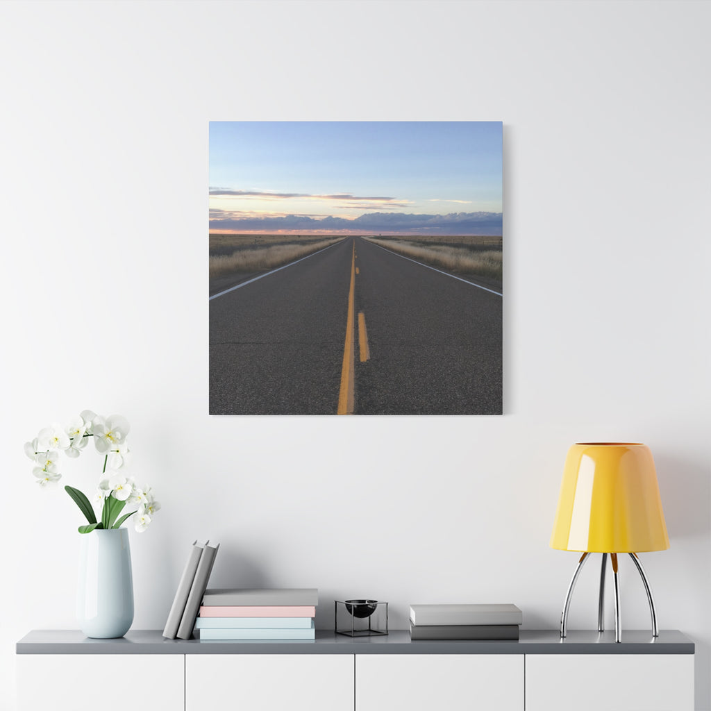 Open Road Canvas Print — Matte Stretched Wall Art (1.25")