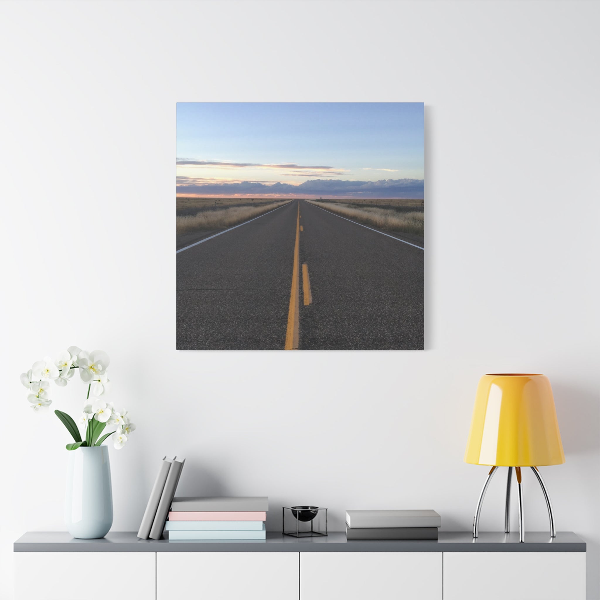 Open Road Canvas Print — Matte Stretched Wall Art (1.25")