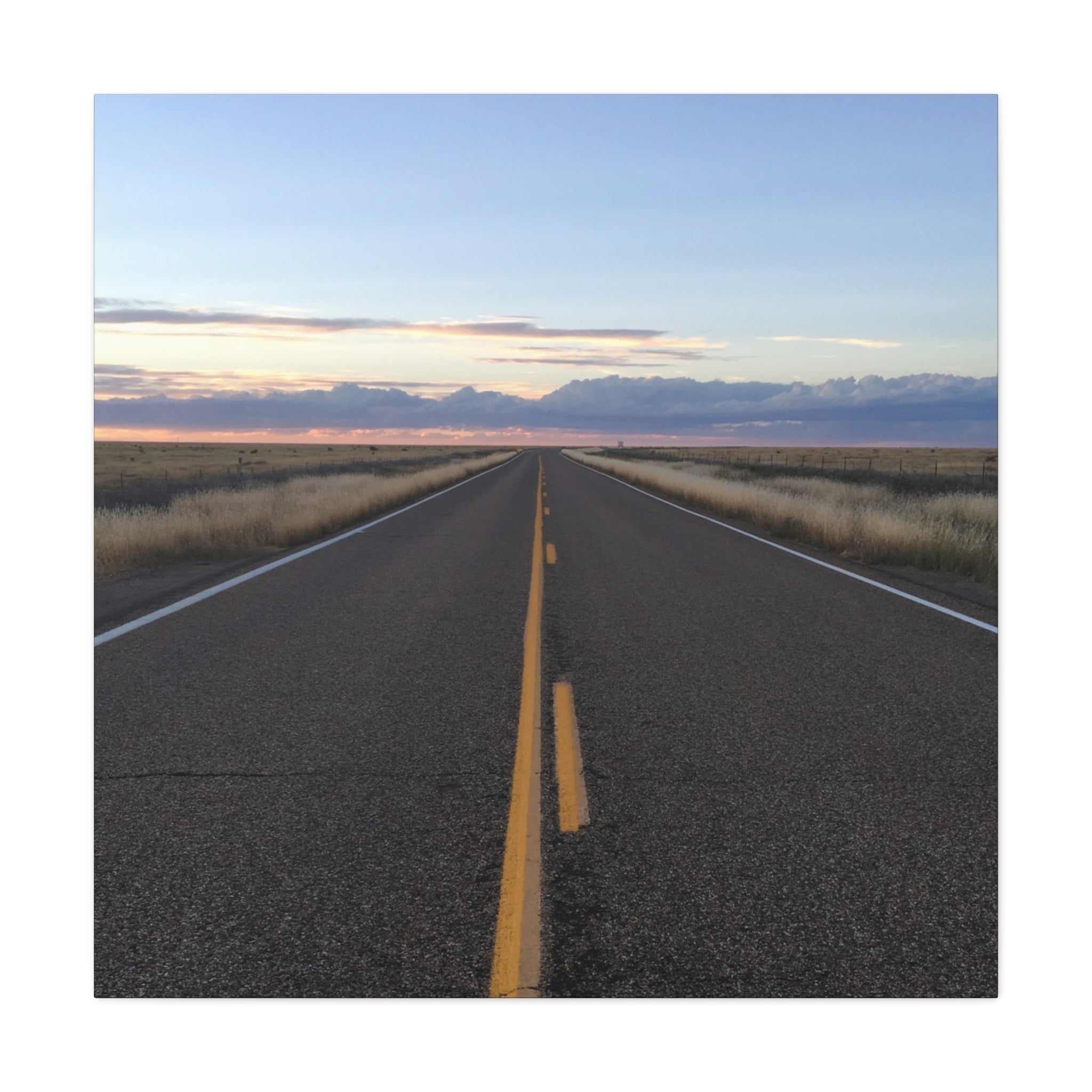 Open Road Canvas Print — Matte Stretched Wall Art (1.25")
