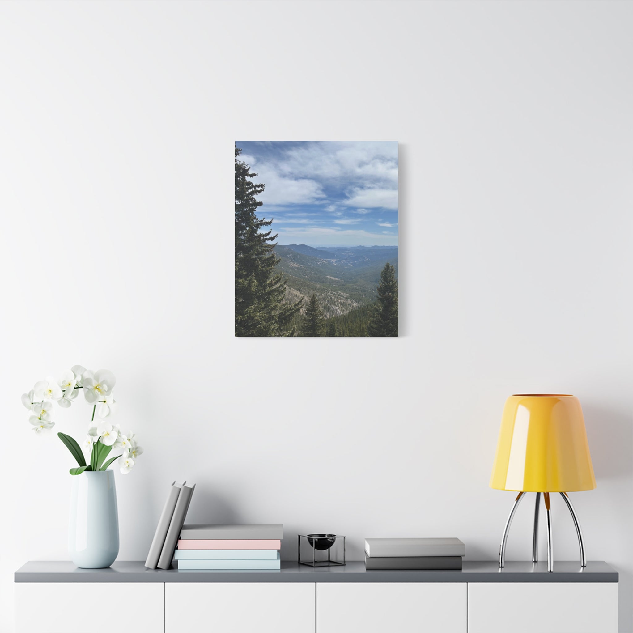 Mountain Valley Matte Canvas Wall Art — Stretched 1.25"
