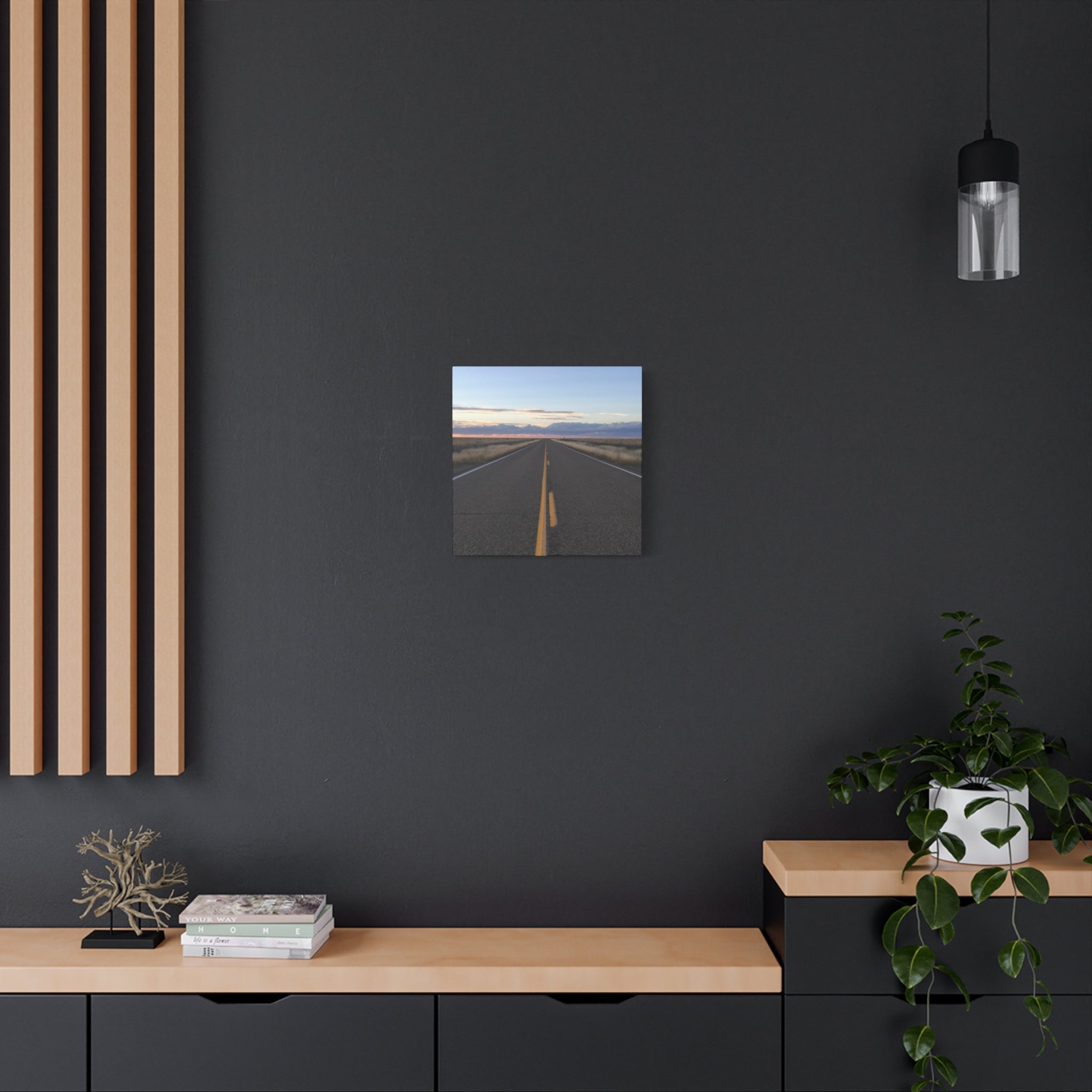 Open Road Canvas Print — Matte Stretched Wall Art (1.25")
