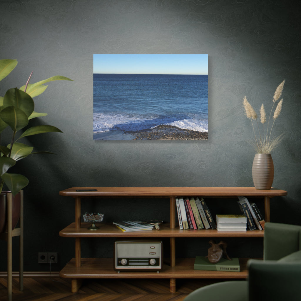 Ocean Horizon Matte Canvas Print — Serene Seascape Wall Art