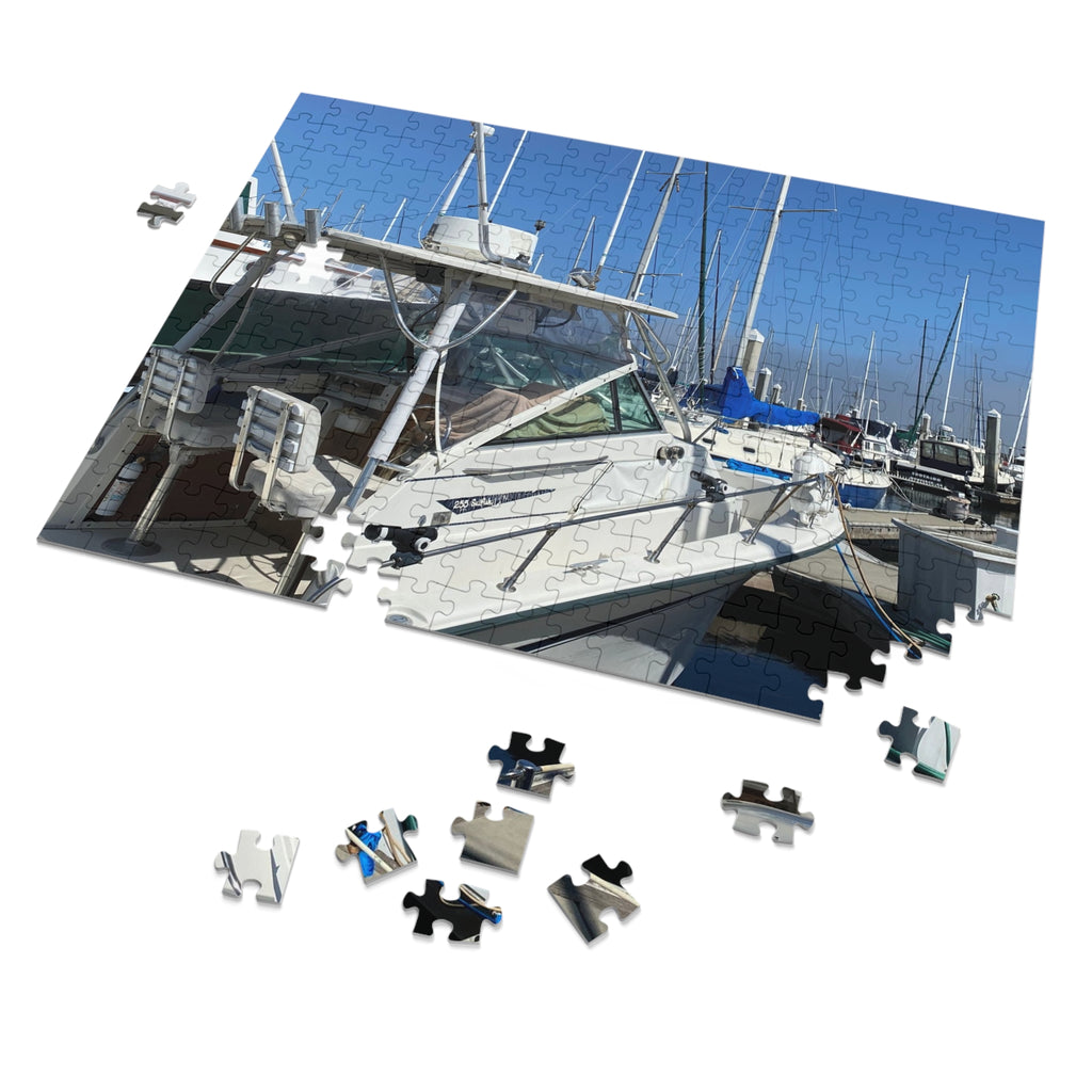 Boat Marina Jigsaw Puzzle — with Tin Gift Box