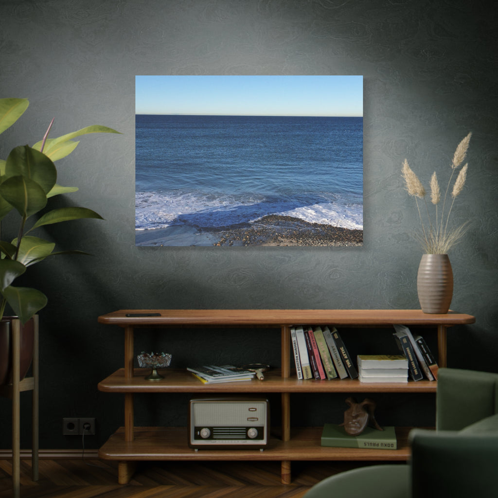 Ocean Horizon Matte Canvas Print — Serene Seascape Wall Art