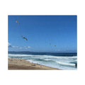 Seagulls Over Beach Jigsaw Puzzle with Tin — Coastal Relaxation Gift