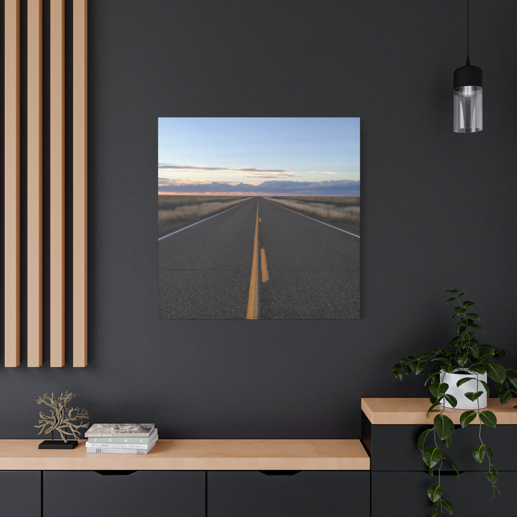Open Road Canvas Print — Matte Stretched Wall Art (1.25")