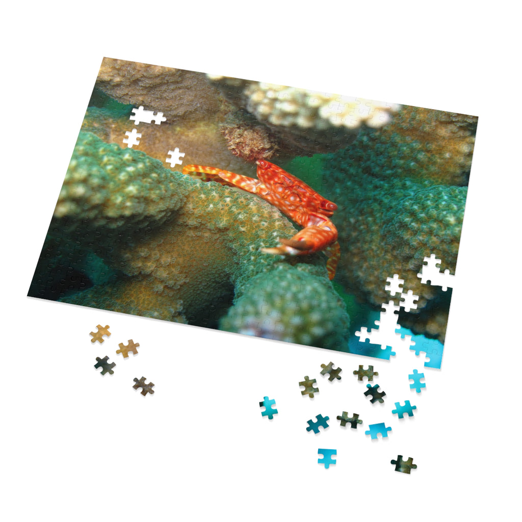 Coral Reef Crab Jigsaw Puzzle (with Tin) — Ocean Puzzle Gift