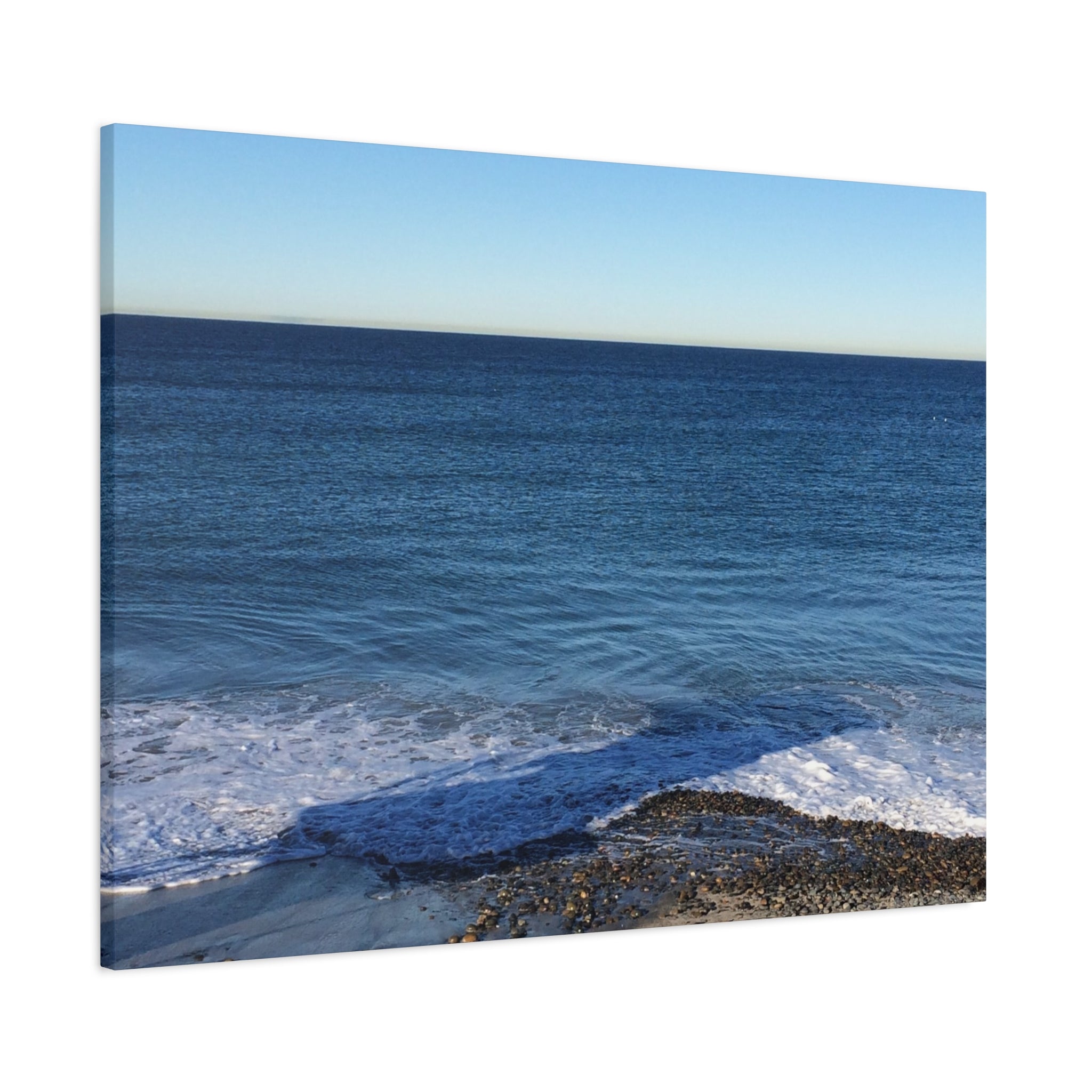 Ocean Horizon Matte Canvas Print — Serene Seascape Wall Art