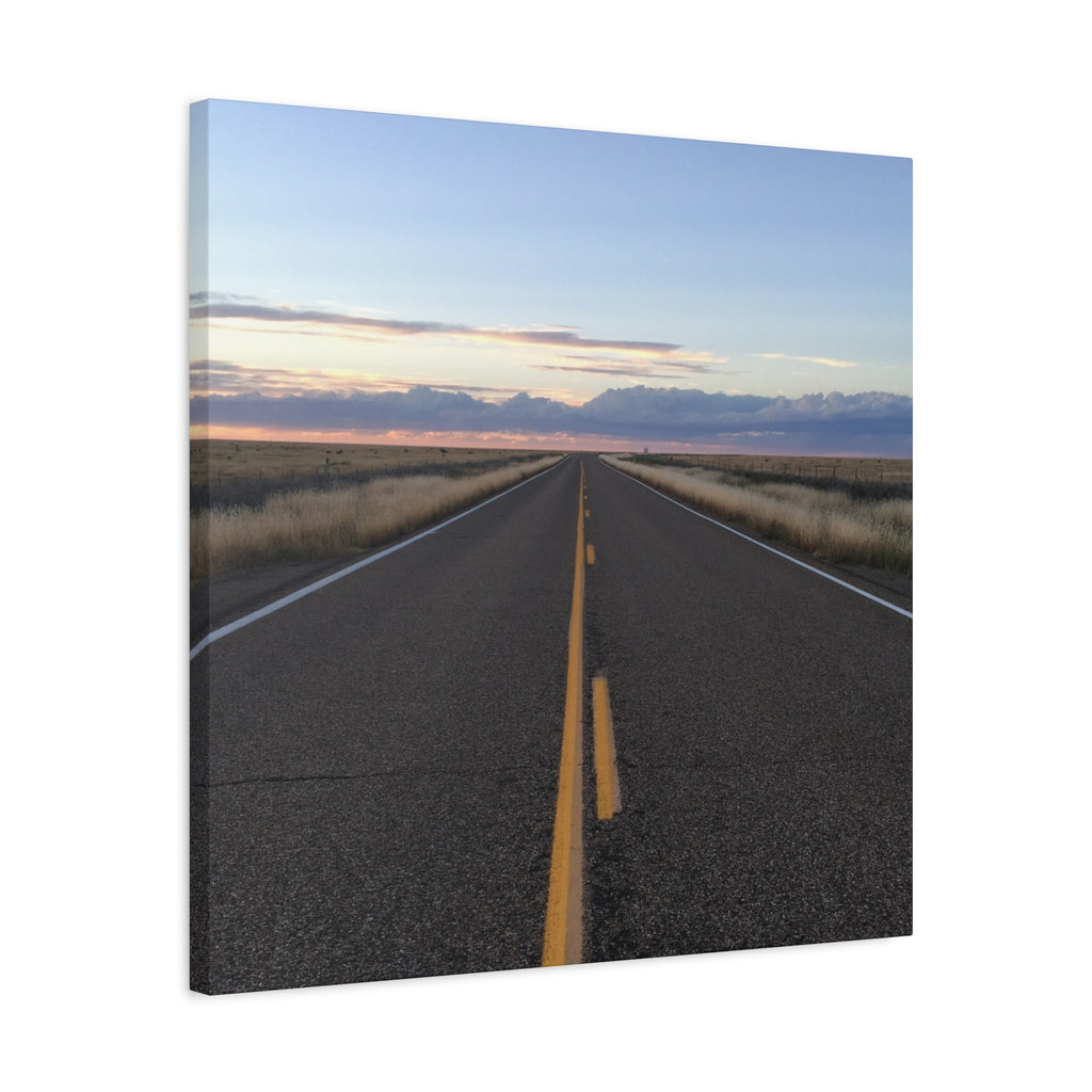 Open Road Canvas Print — Matte Stretched Wall Art (1.25")
