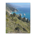 Coastal Cliffs Canvas Print — Big Sur Seascape Matte Stretched Wall Art