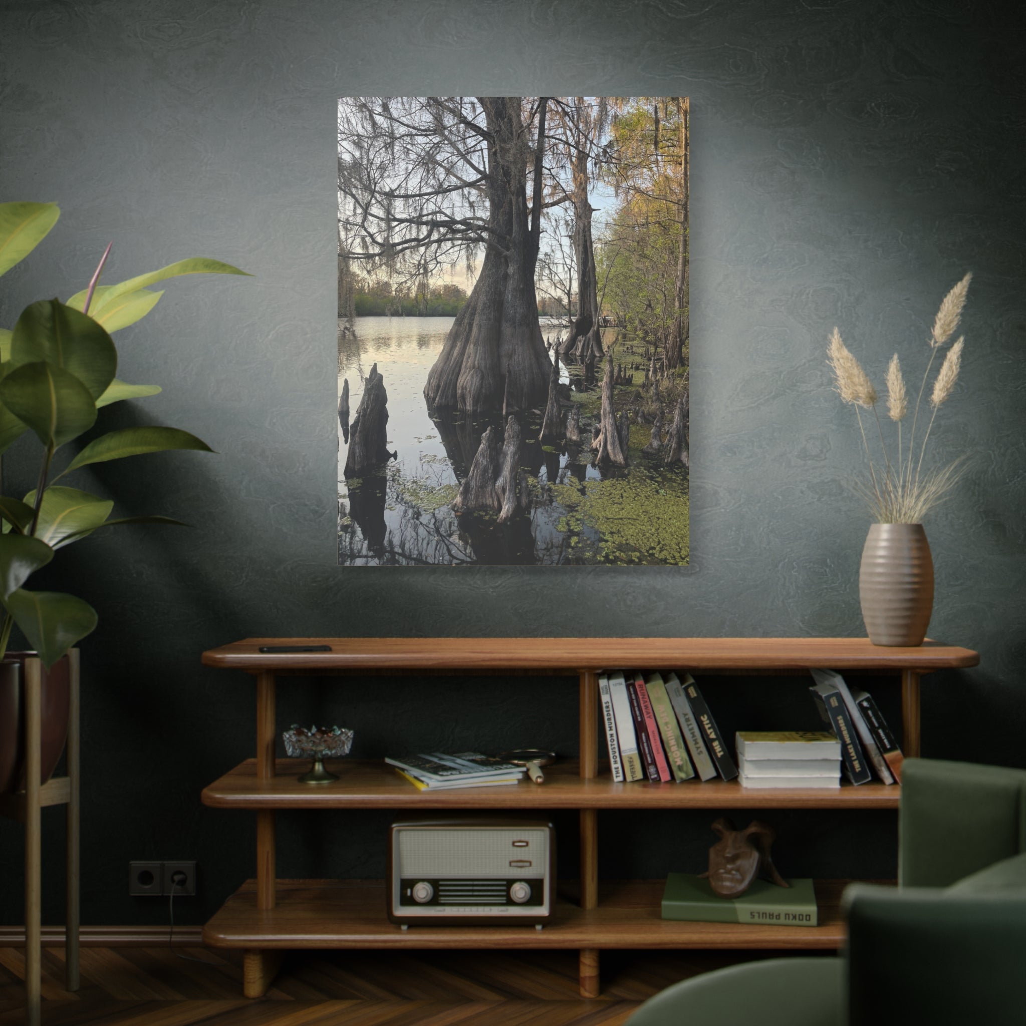 Swamp Matte Stretched Canvas
