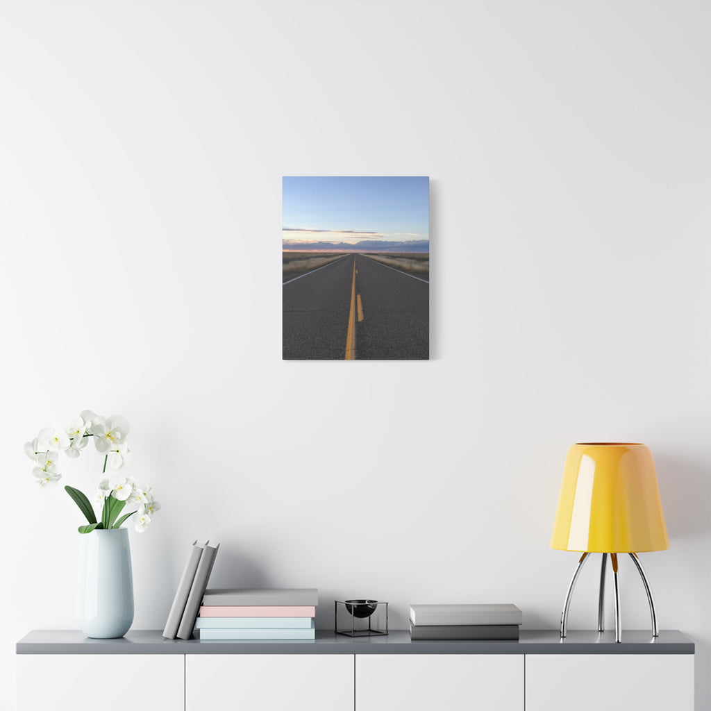 Open Road Canvas Print — Matte Stretched Wall Art (1.25")