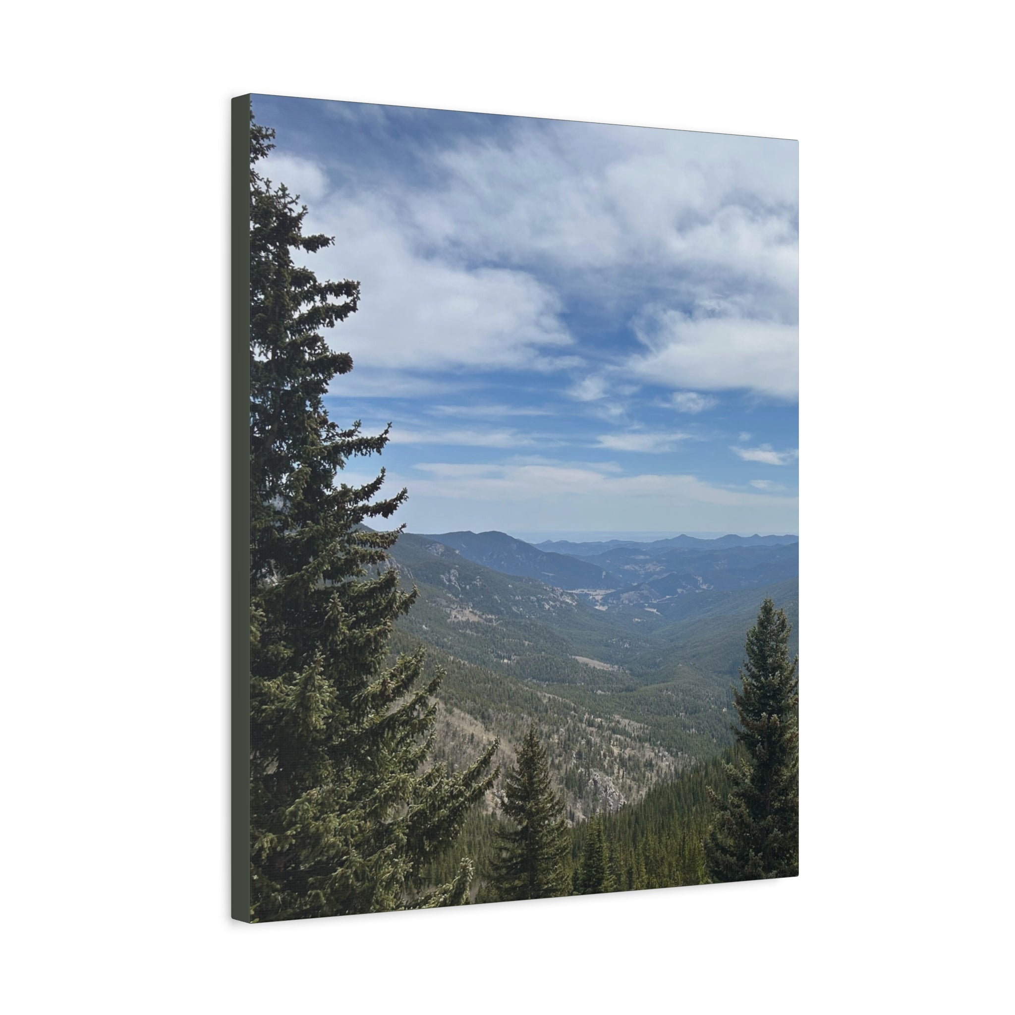 Mountain Valley Matte Canvas Wall Art — Stretched 1.25"