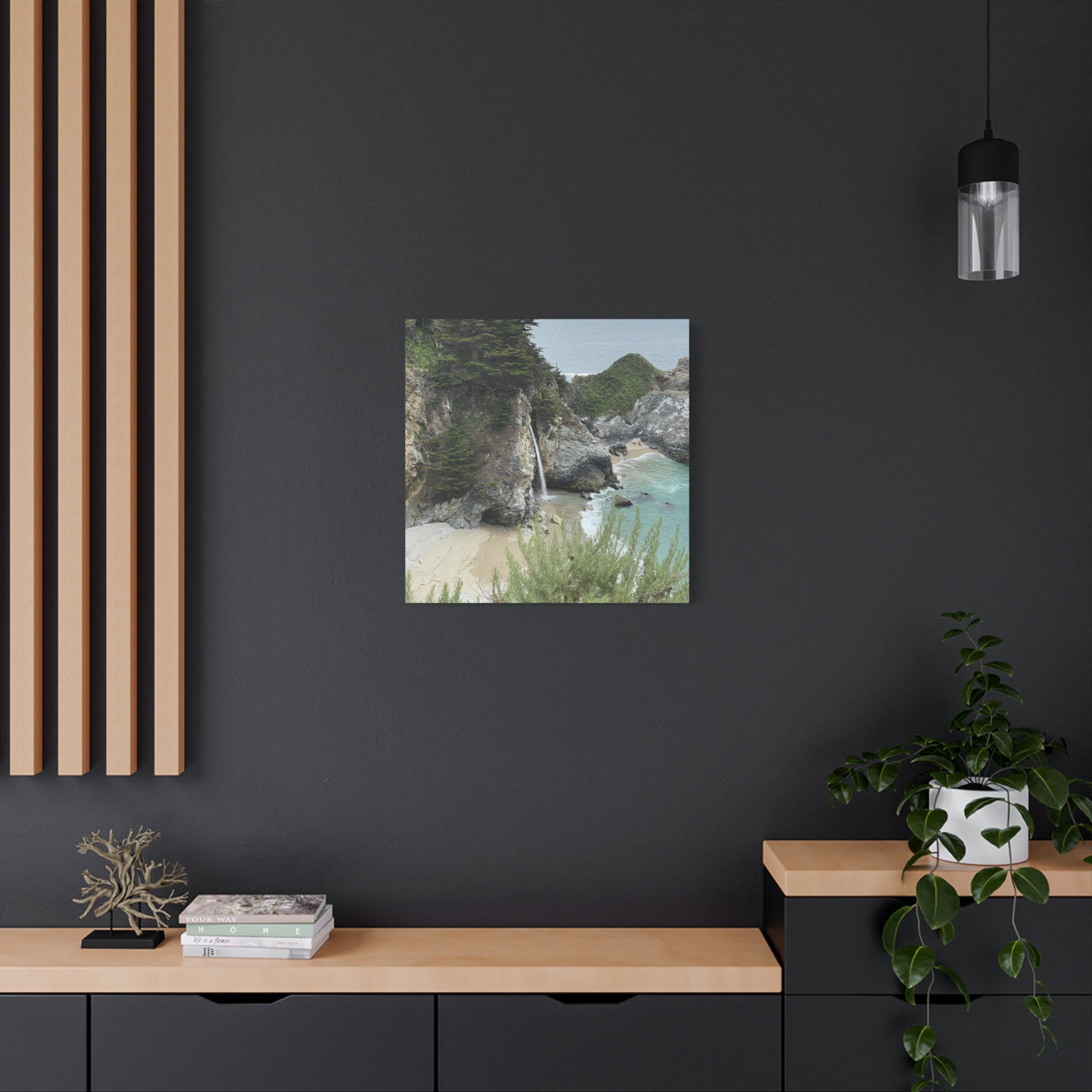 McWay Falls Coastal Canvas Print — Matte Stretched 1.25"