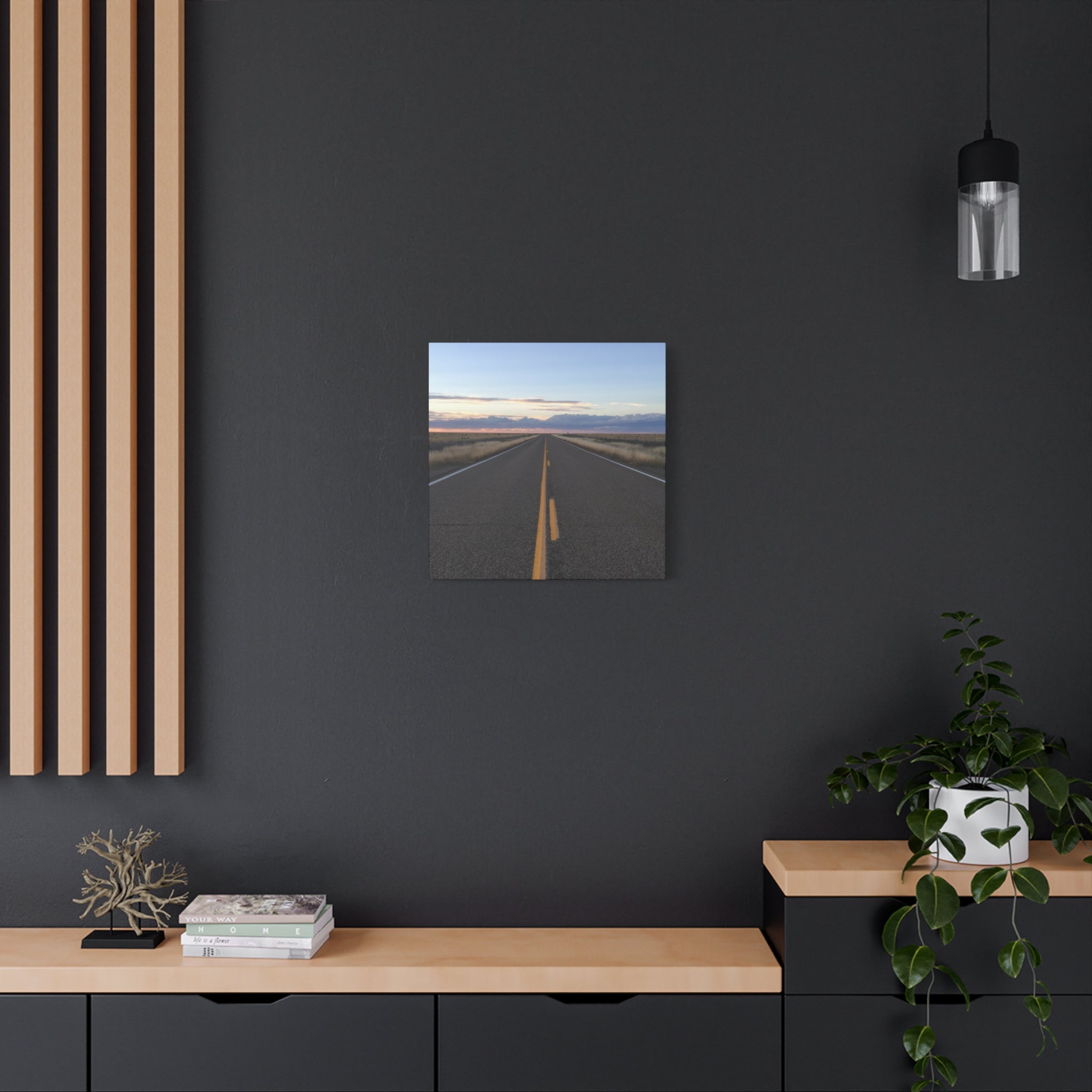 Open Road Canvas Print — Matte Stretched Wall Art (1.25")