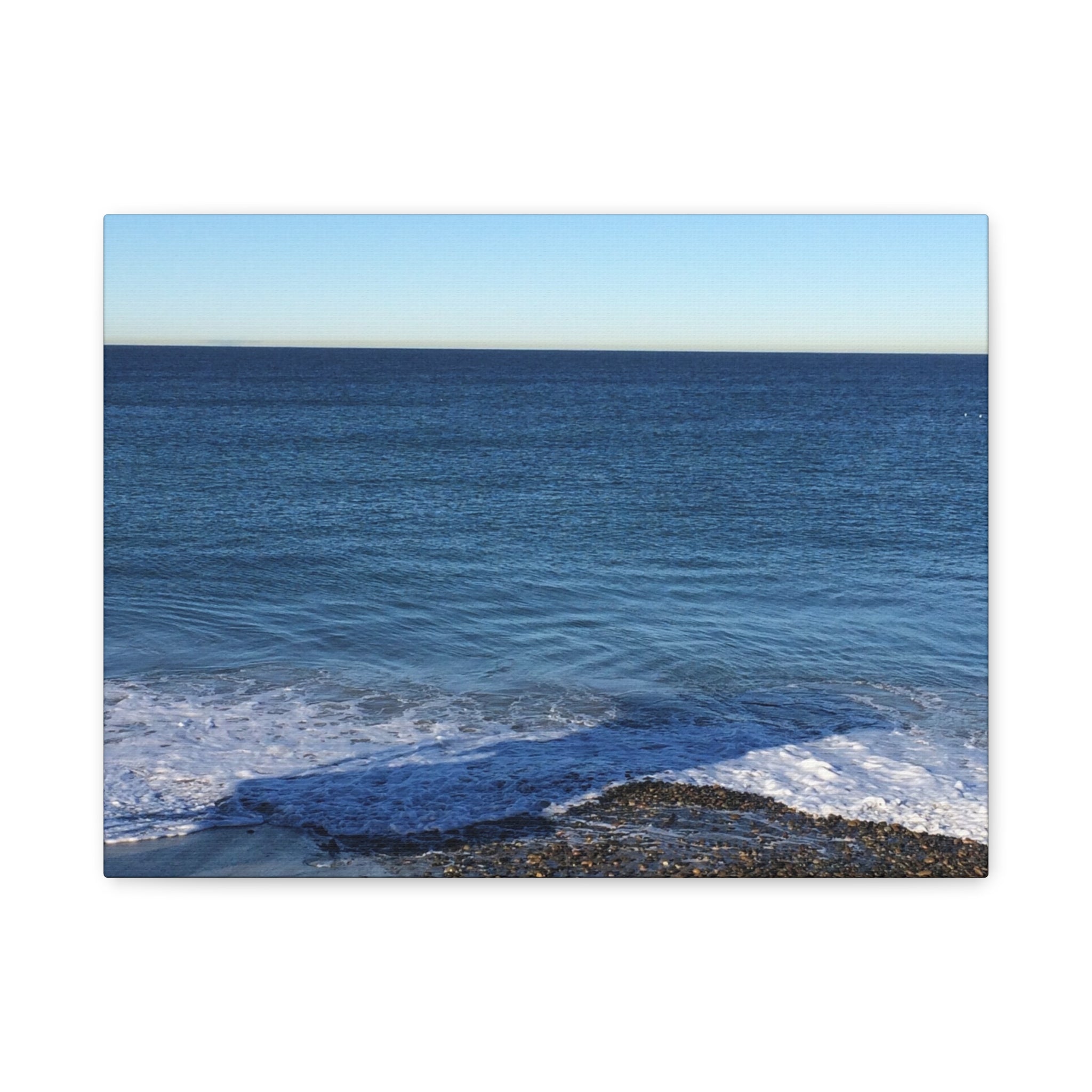 Ocean Horizon Matte Canvas Print — Serene Seascape Wall Art