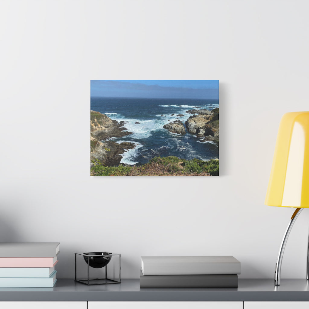 Coastal Cliffs Ocean Canvas Print — Matte Stretched Wall Art