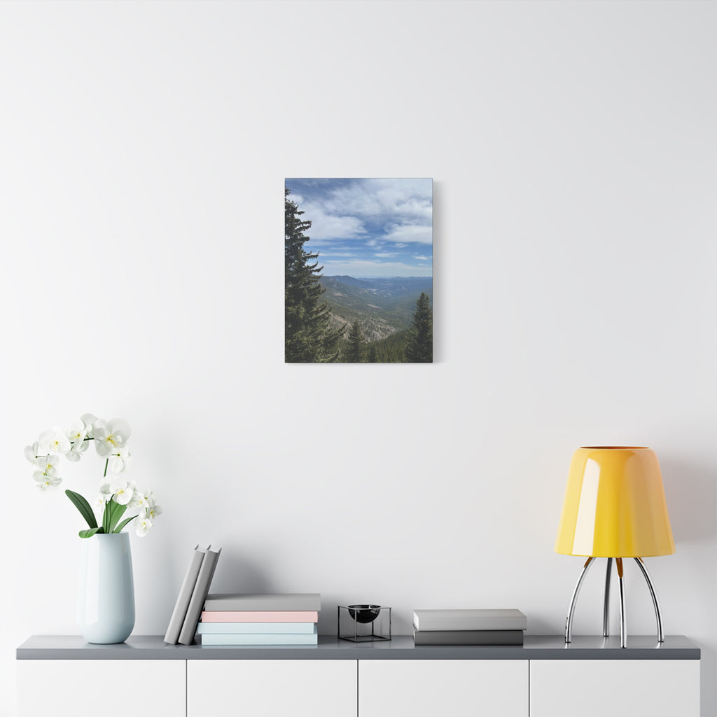Mountain Valley Matte Canvas Wall Art — Stretched 1.25"