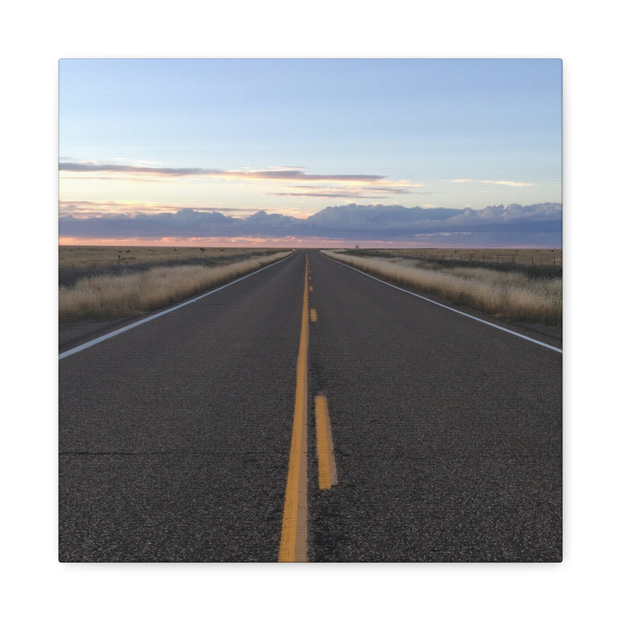 Open Road Canvas Print — Matte Stretched Wall Art (1.25")