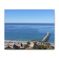 Coastal Pier Canvas Print — Matte Stretched Ocean Wall Art