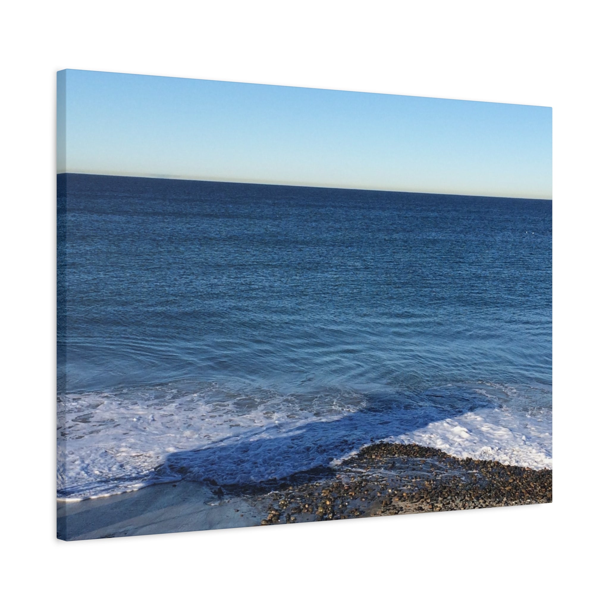 Ocean Horizon Matte Canvas Print — Serene Seascape Wall Art