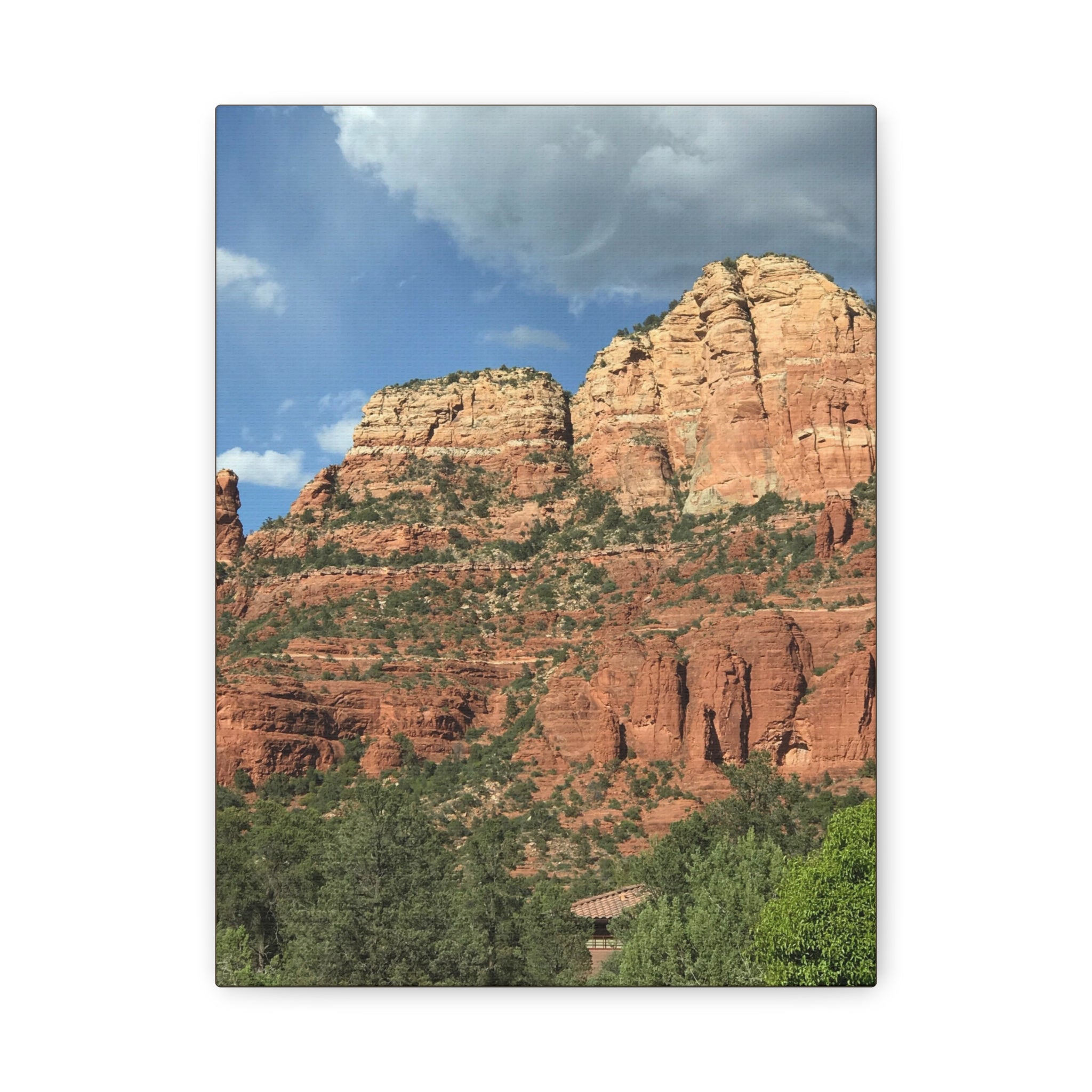 Sedona Red Rock Canvas Wall Art - Matte Stretched Landscape Print