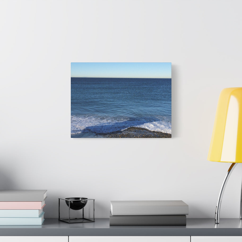 Ocean Horizon Matte Canvas Print — Serene Seascape Wall Art