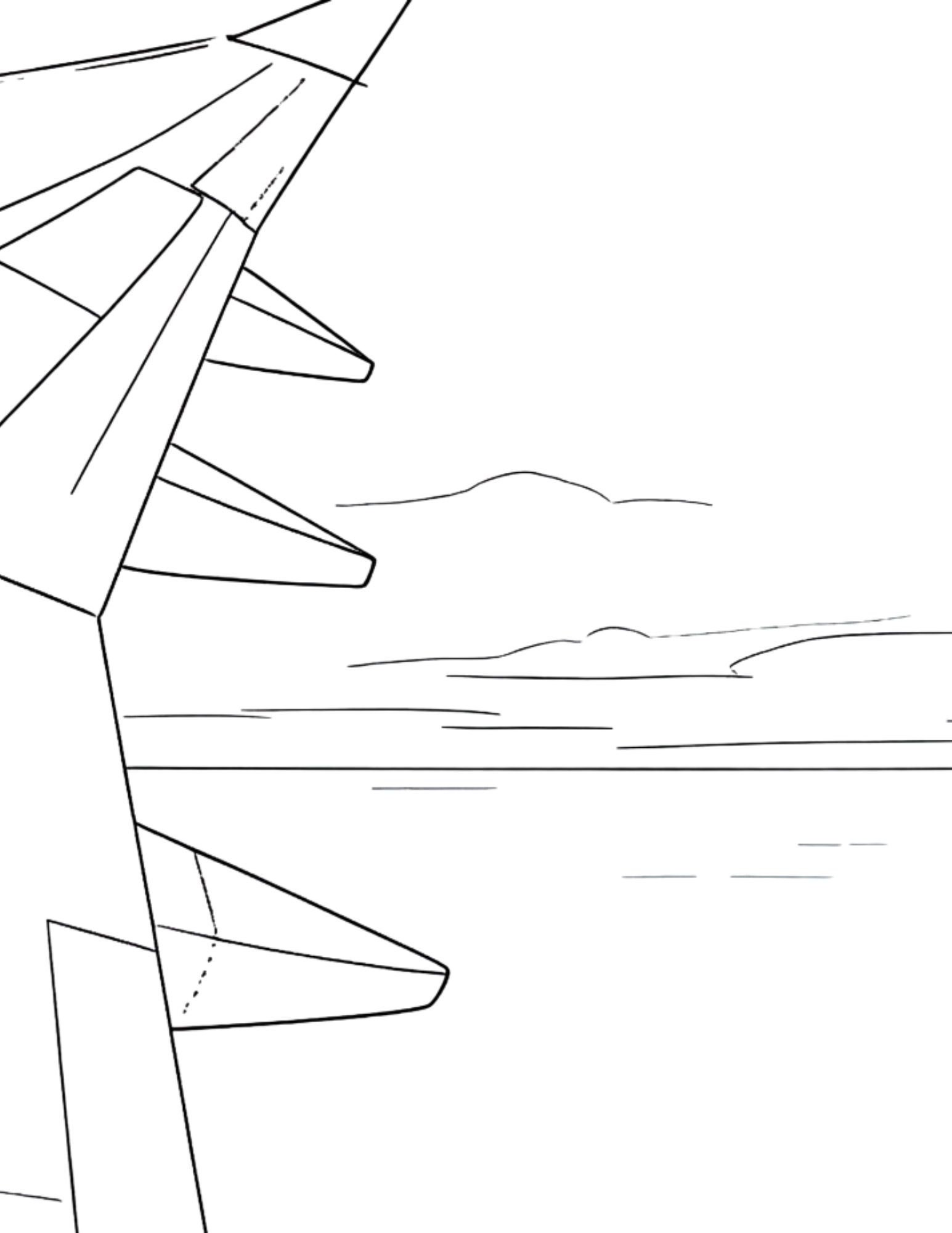 Nature Scene Coloring Pages