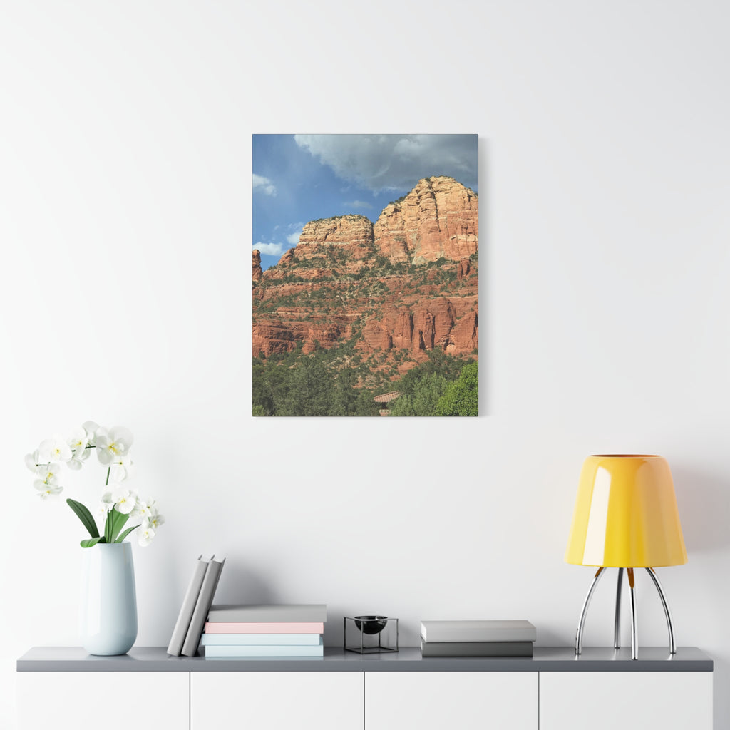 Sedona Red Rock Canvas Wall Art - Matte Stretched Landscape Print