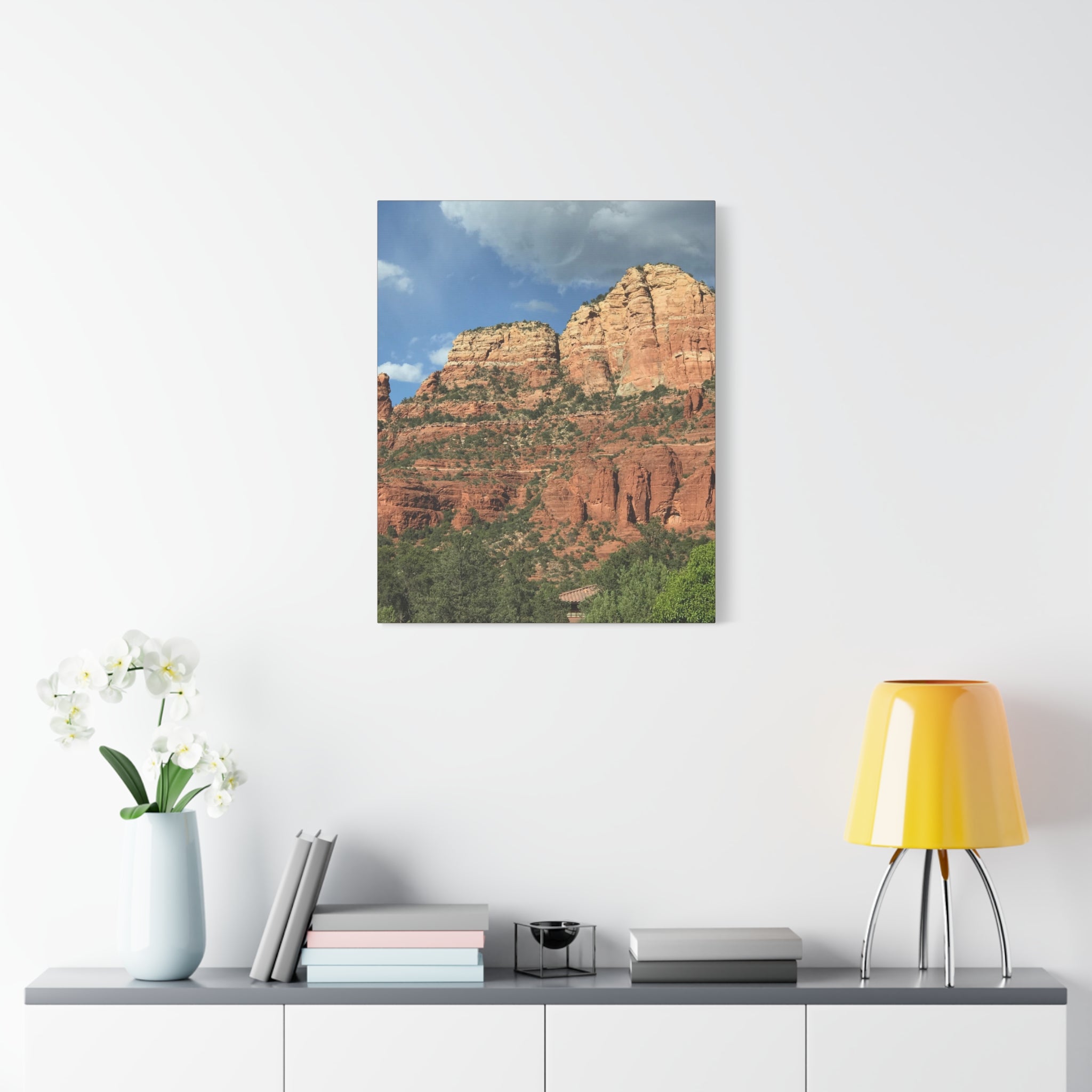 Sedona Red Rock Canvas Wall Art - Matte Stretched Landscape Print