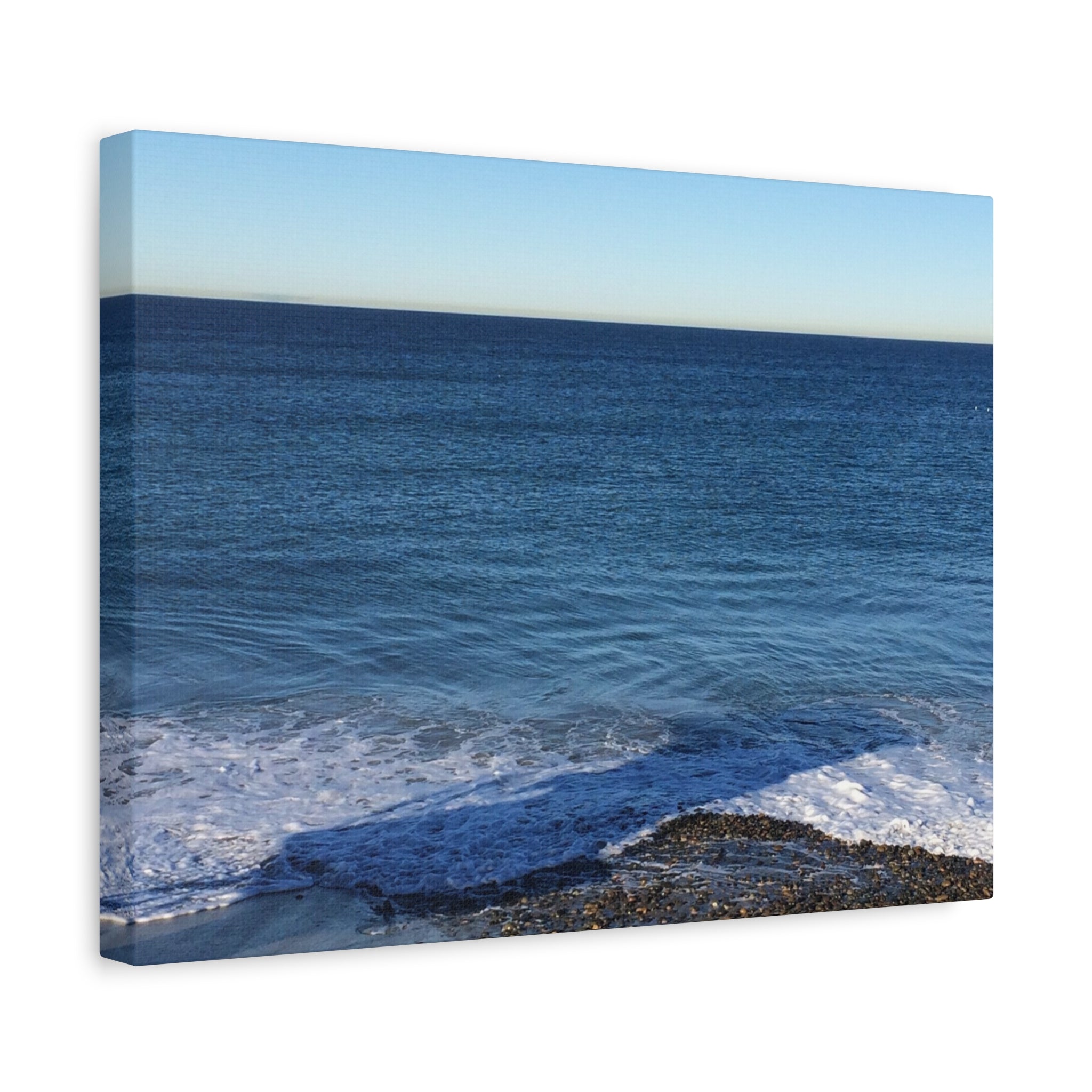 Ocean Horizon Matte Canvas Print — Serene Seascape Wall Art