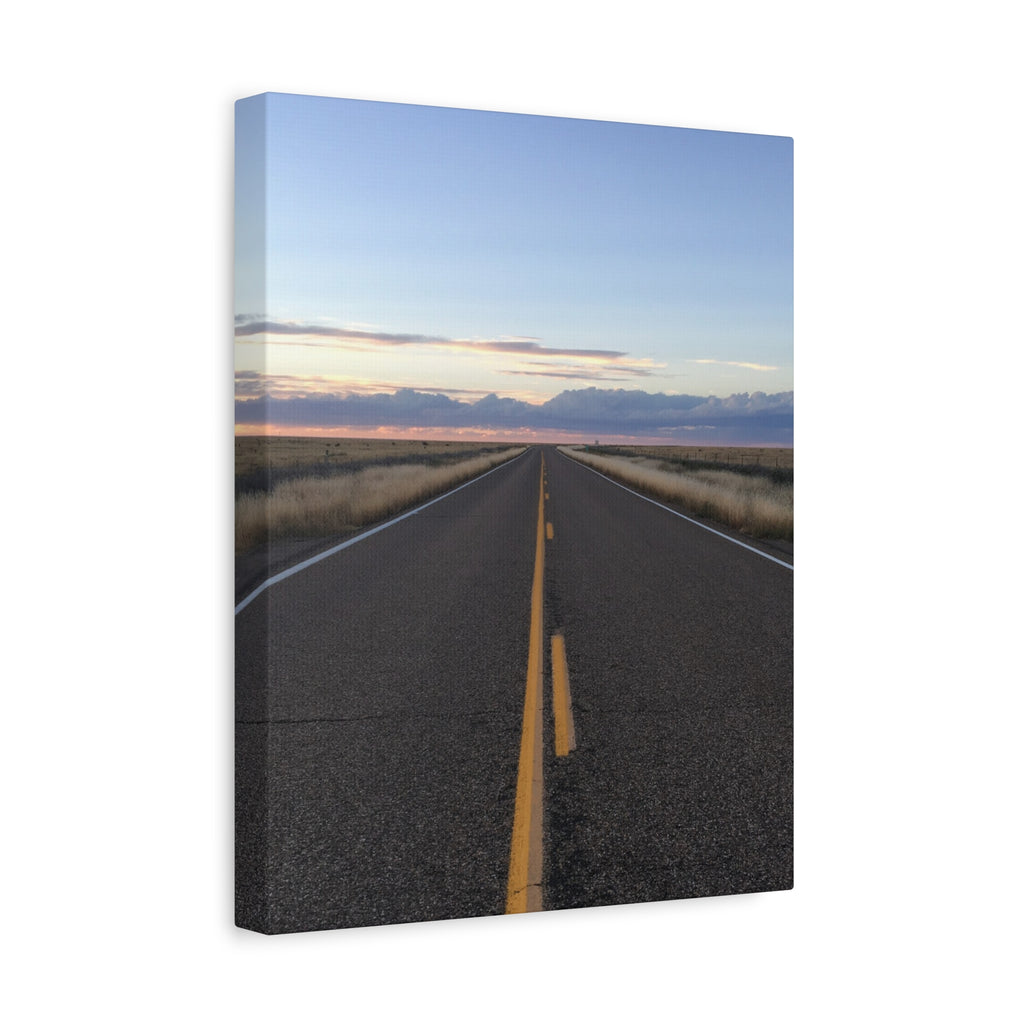 Open Road Canvas Print — Matte Stretched Wall Art (1.25")