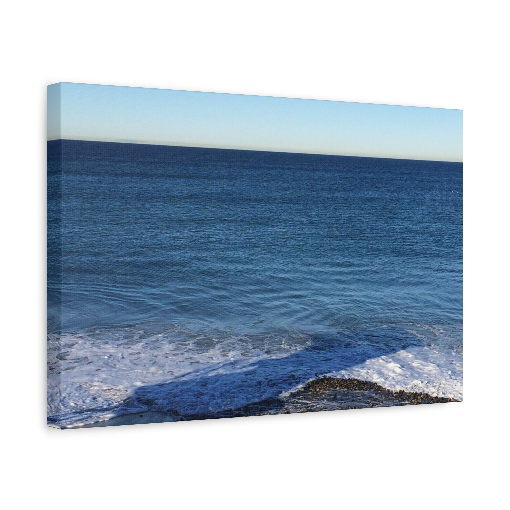Ocean Horizon Matte Canvas Print — Serene Seascape Wall Art