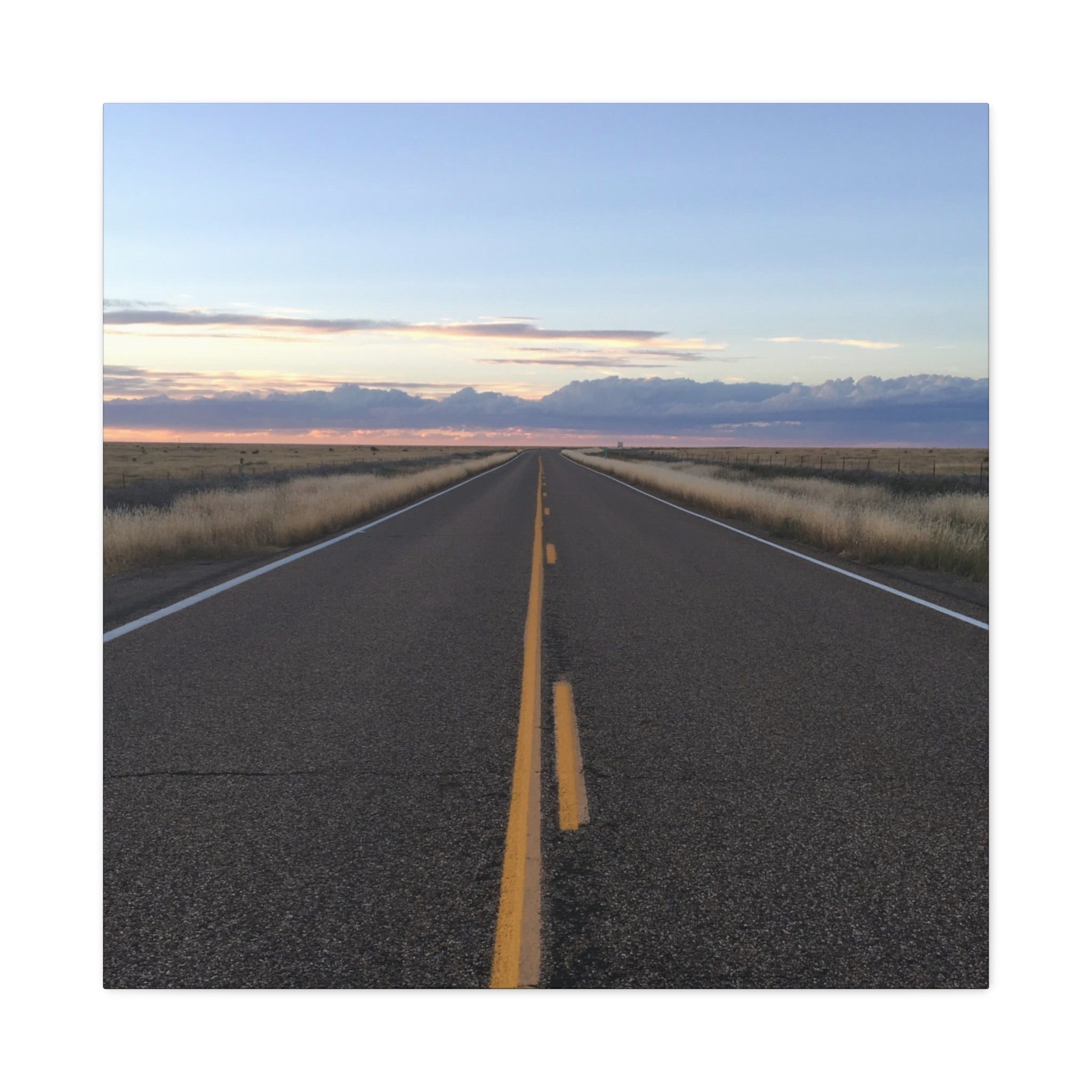 Open Road Canvas Print — Matte Stretched Wall Art (1.25")