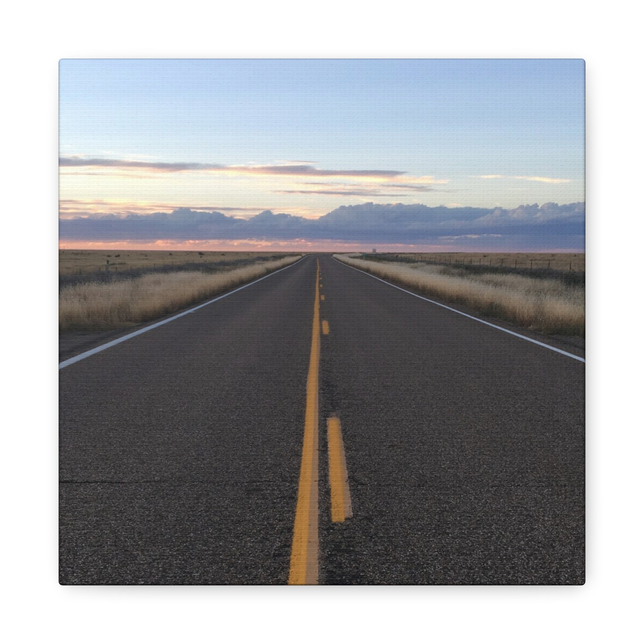 Open Road Canvas Print — Matte Stretched Wall Art (1.25")
