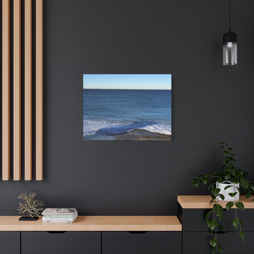 Ocean Horizon Matte Canvas Print — Serene Seascape Wall Art