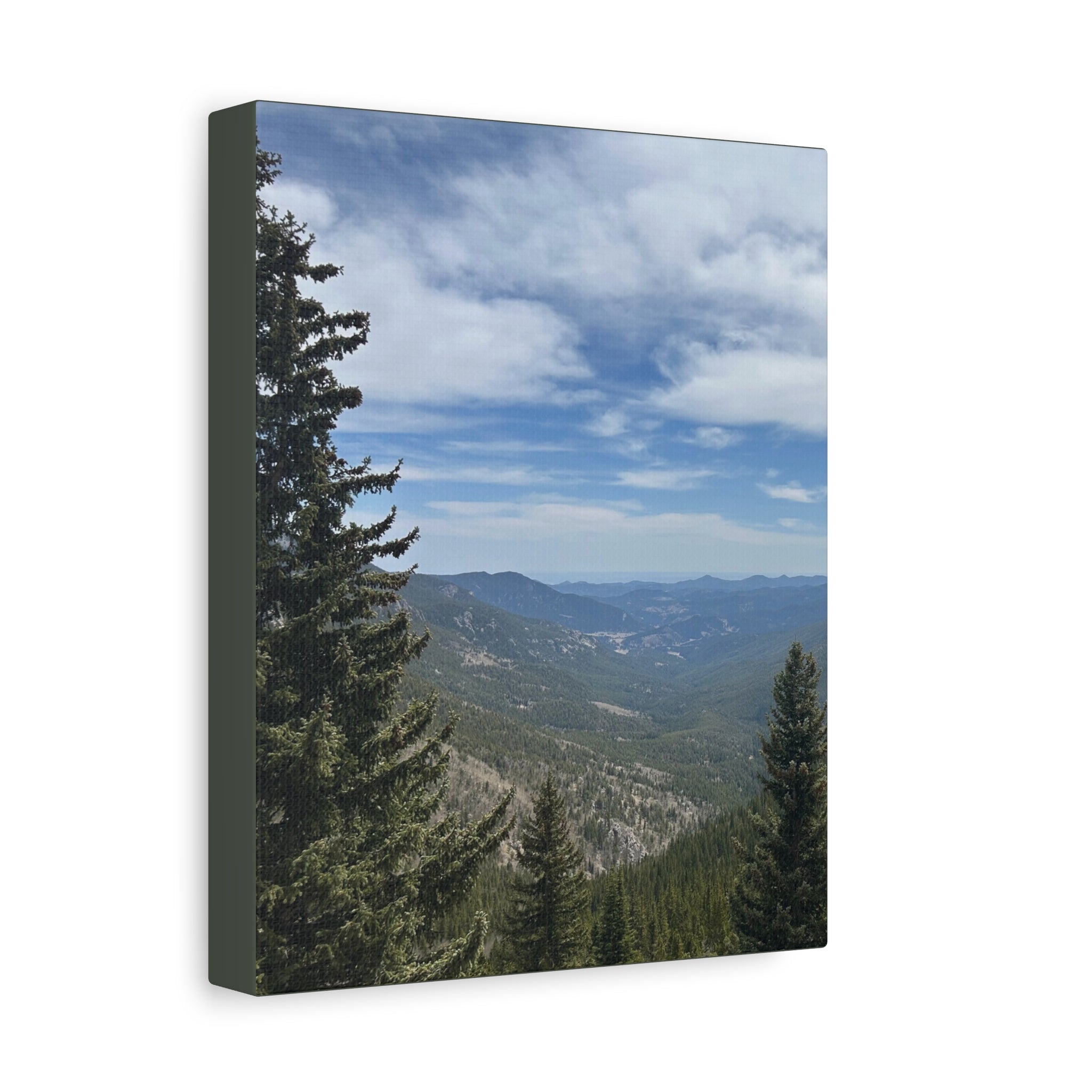 Mountain Valley Matte Canvas Wall Art — Stretched 1.25"