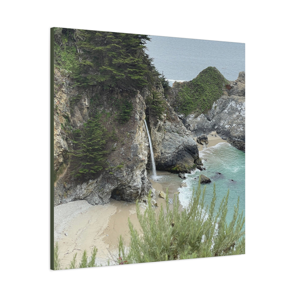 McWay Falls Coastal Canvas Print — Matte Stretched 1.25"