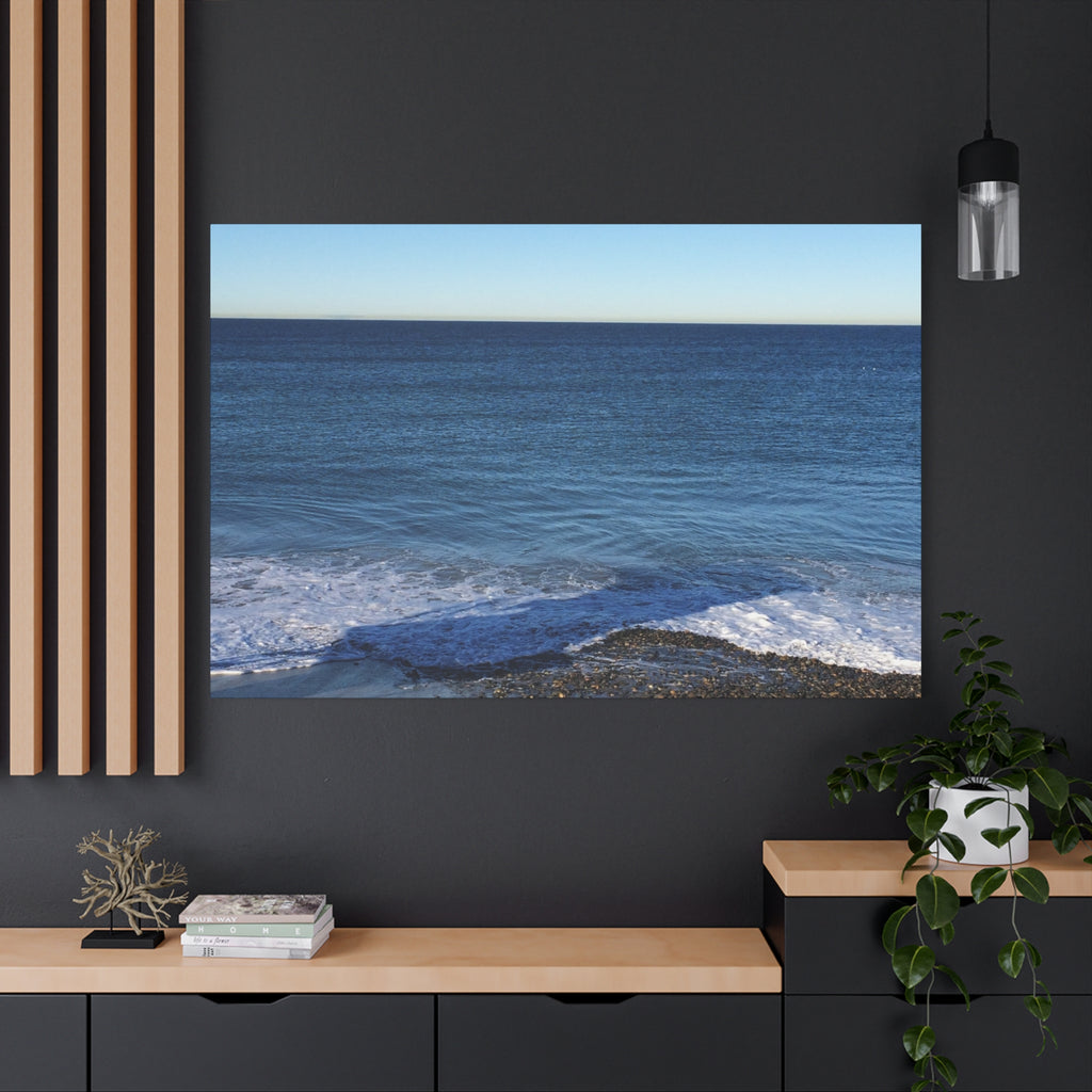 Ocean Horizon Matte Canvas Print — Serene Seascape Wall Art